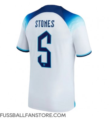 England John Stones #5 Replik Heimtrikot WM 2022 Kurzarm